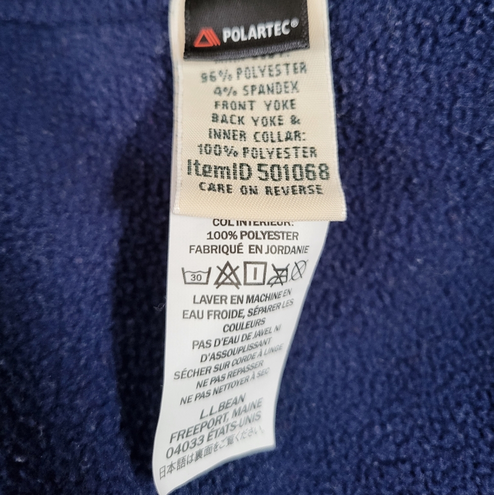 Like-new L.L. Bean Polartec Pullover, XS - Picture 2 of 4